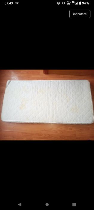 Saltea pătuț bebe