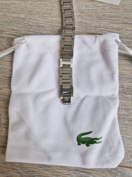 Bratara Lacoste - 21cm - Argintiu