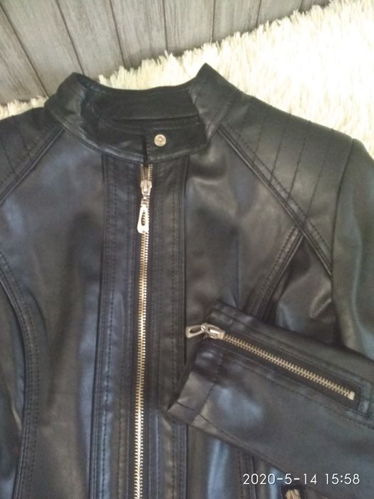 Куртка кожаная размер 40-42