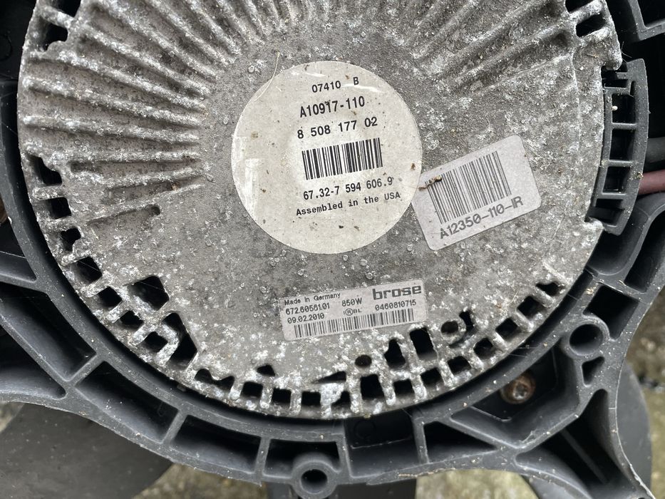 Electroventilator bmw x5 x6 e70 e71
