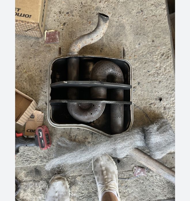 Мерседес глушитель ремонт