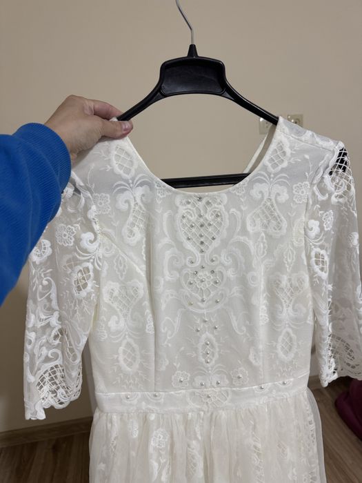 Платье белое кыз узату