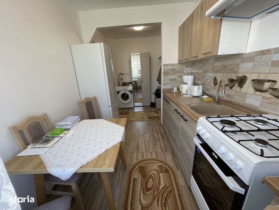 Ap 2 camere 50 mp renovat mobilat utilat etaj 2 zona Profi Cisnădie