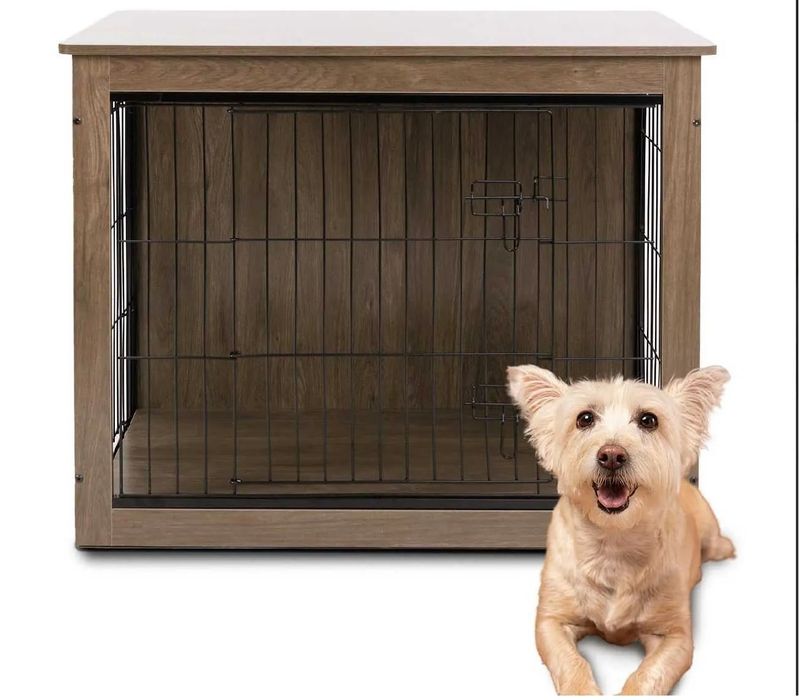 Елегантна мебел клетка за домашен любимец