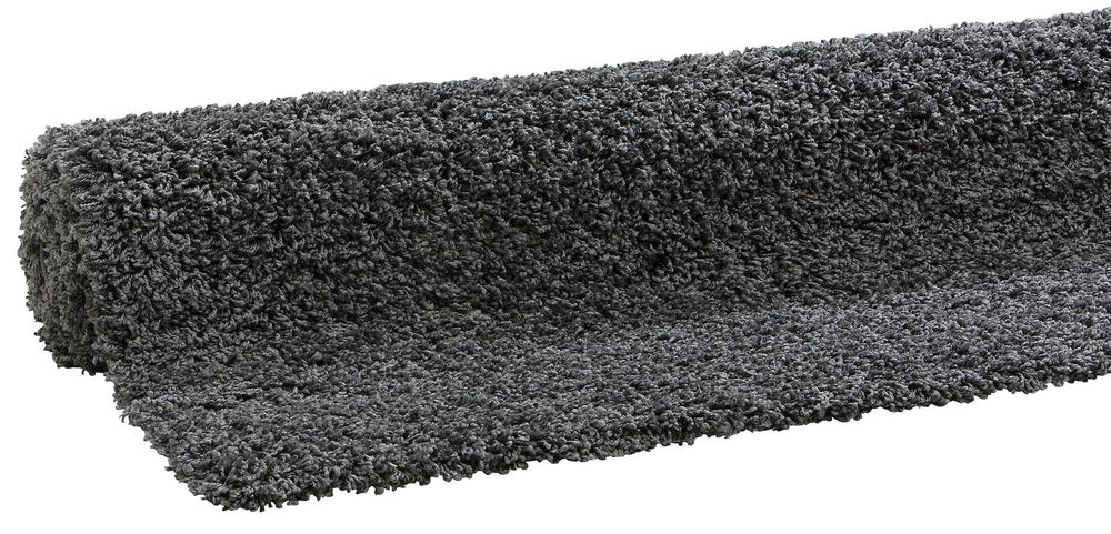 Covor Viva, fir inalt si pufos, gri inchis, 240 x 320 cm