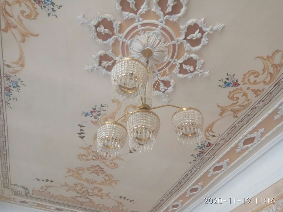 Люстра производство Чехословакия хрусталь