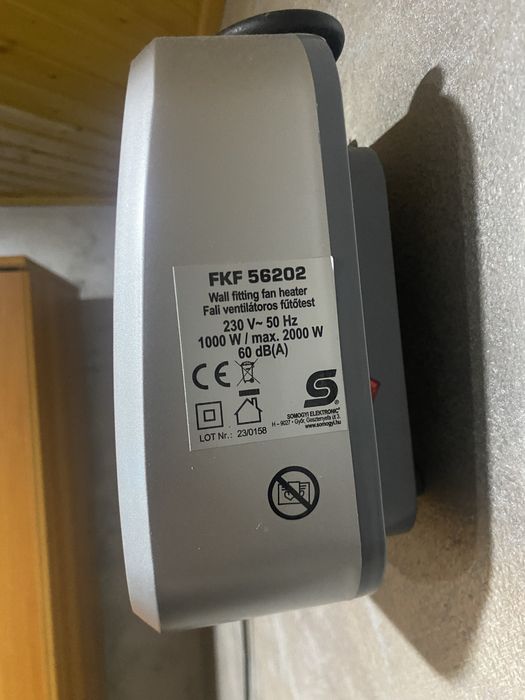 Aerotermă de perete Home FKF 56202, 2000W, Telecomandă,  - Ca Nouă