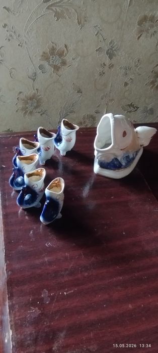 Фарфоровые фигуры рыбки