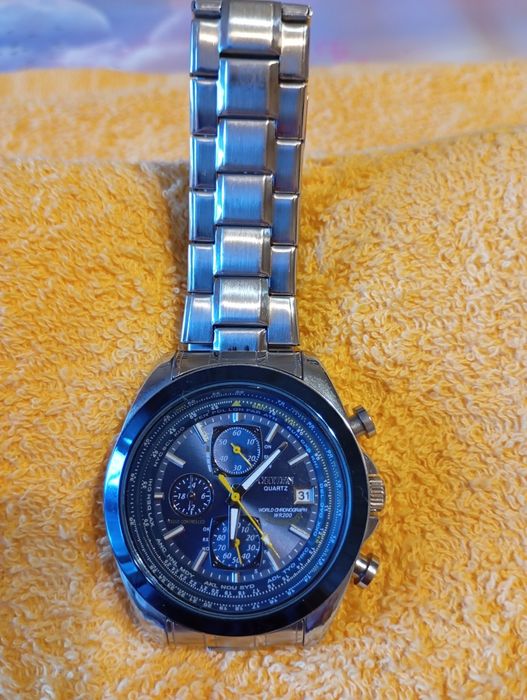 Часовник Citizen Blue Angels Eko-Drive World Chronograph