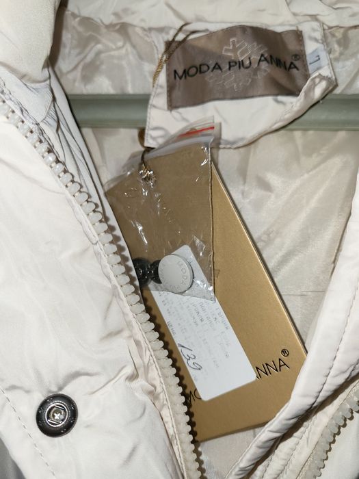 Ново зимно яке бяло Moda Piu Anna