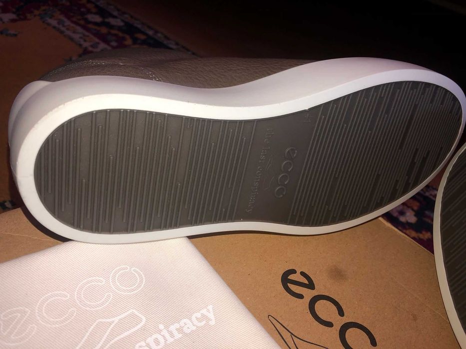 Vand sneakers Ecco, piele Maro, Mărimea 41, unisex, set complet