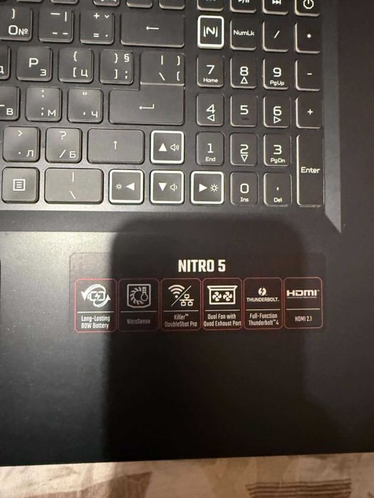Acer Nitro 5 AN517-55 | RTX 4060 8GB | i7-12700H | 17.3 QHD 165Hz