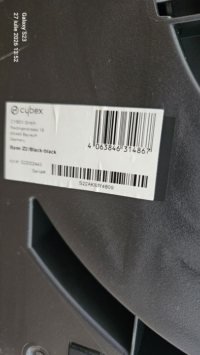 Scoica Cybex Platinum Cloud Z2+ baza isofix Z2