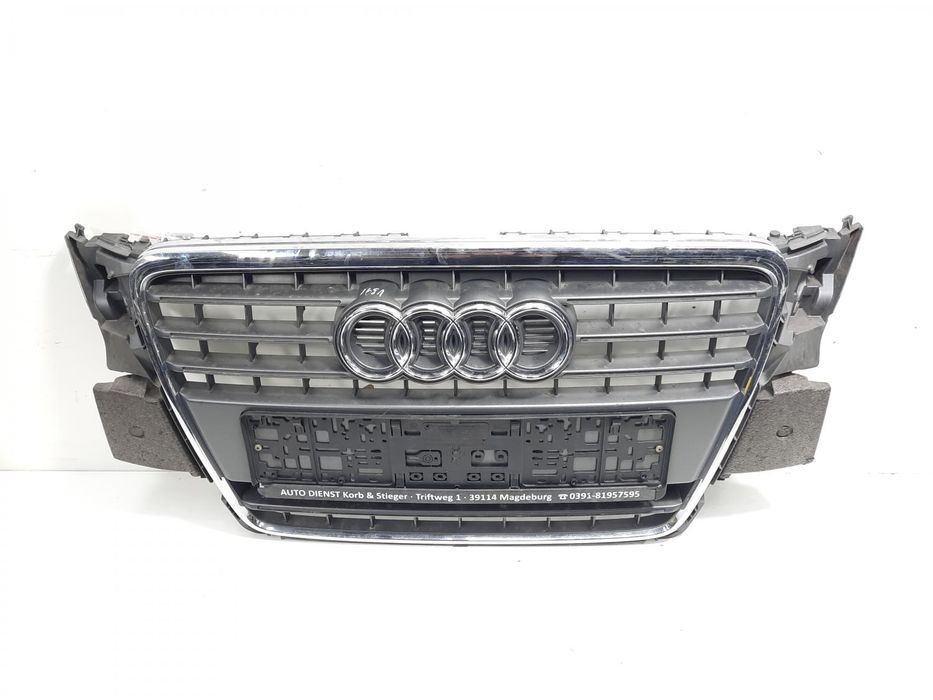 Grila bara fata centrala sus cu sigla, Audi A4 Avant (8K5, B8) Piesa originala