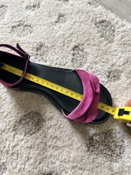 Sandale piele intoarsa Roz fucsia benvenuti nr.36
