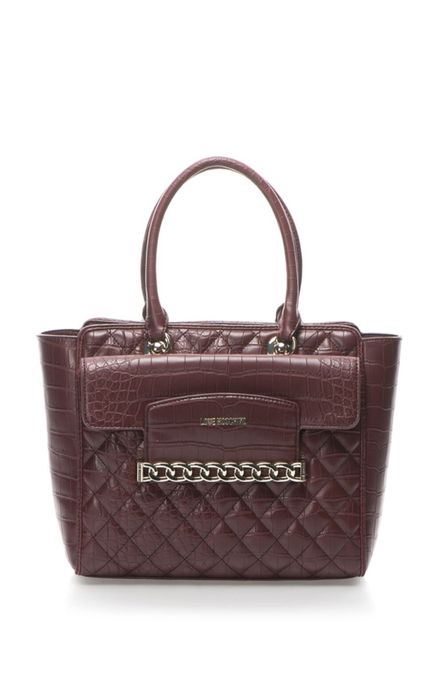 100% Love Moschino Чанта с екзотичен релеф