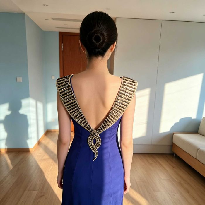 Бутикова рокля Royal Blue