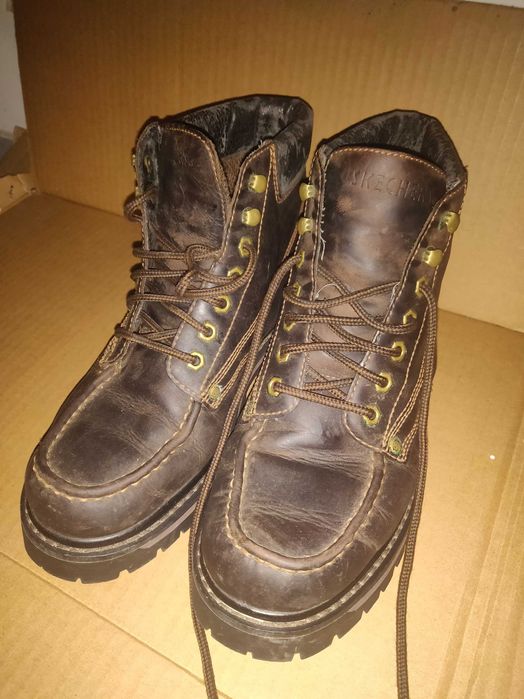 Bocanci Skechers piele 43 stare foarte buna