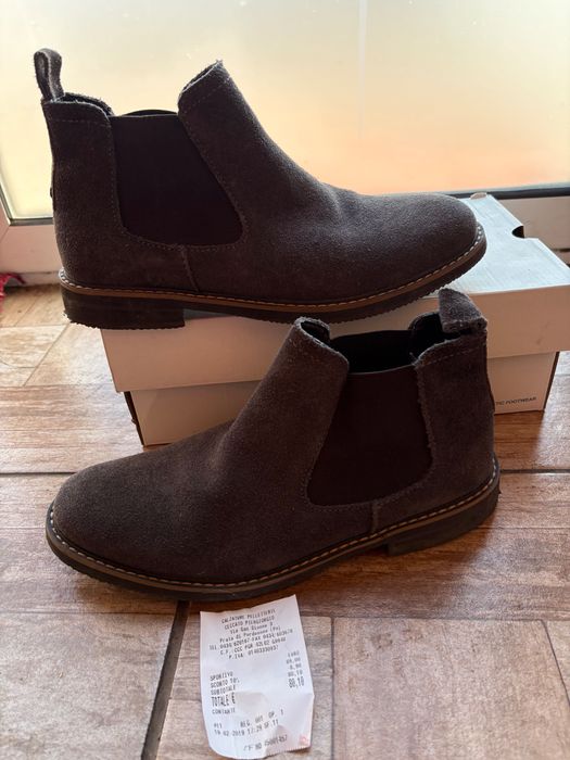 Ghete barbati din piele intoarsa