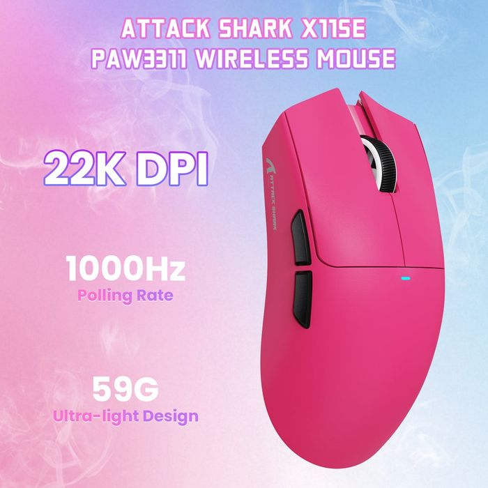 NEW Attack shark X11SE gaming mouse Wireless 22000 dpi