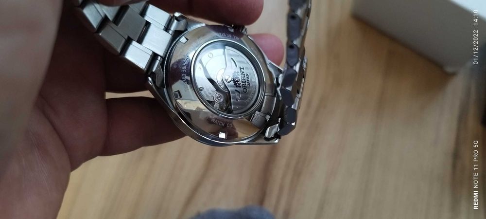 Часовник Ориент-Автоматик, сапфир кристал, 100 м. Отличен