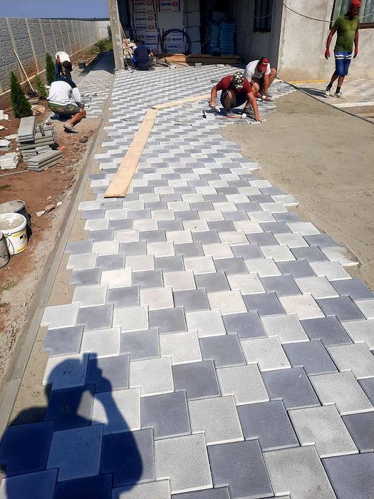 Pavaje model solzi autoblocant diverse modele de pavele montaj transp