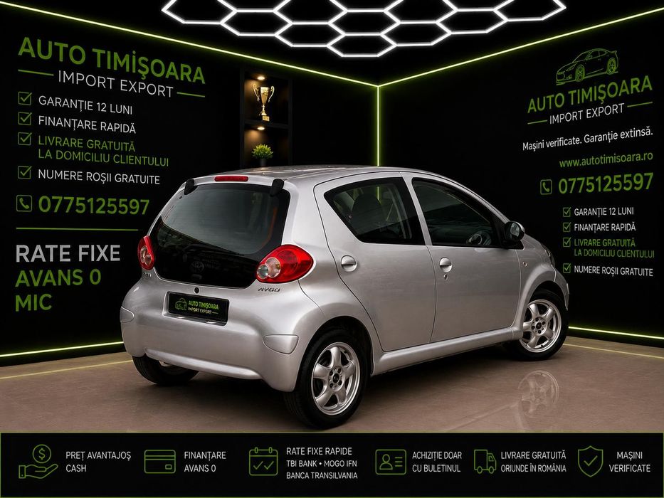 Toyota Aygo An 2008 1.0 Benzină Garanție Finanțare Livrare