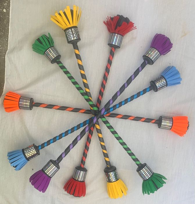 Flowerstick ( staff Kendama poiuri jonglerie circ )