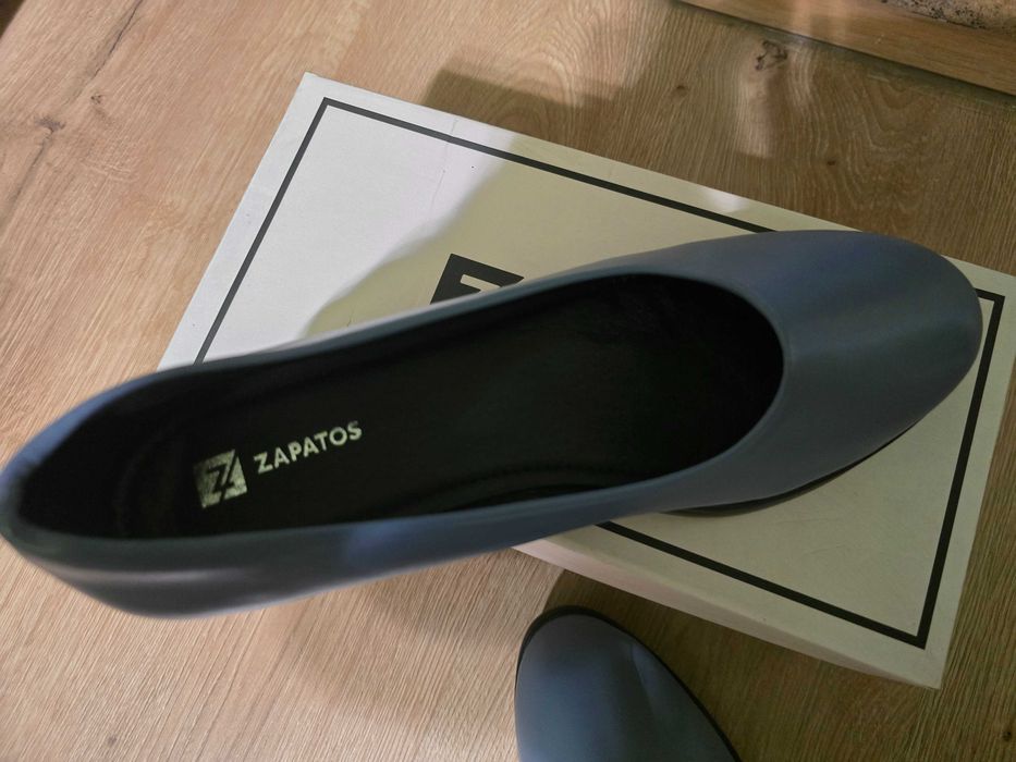 Pantofi platforma gri