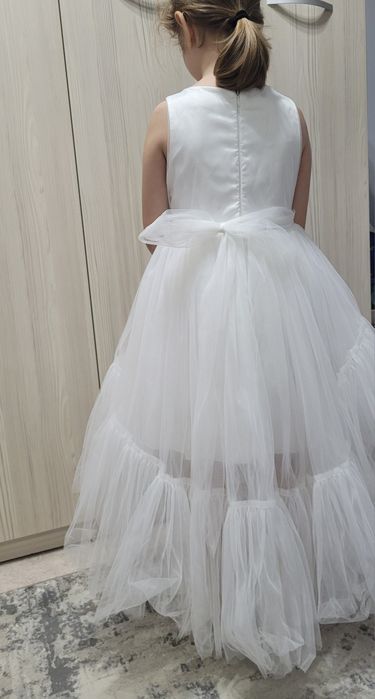 Rochie alba 7 ani