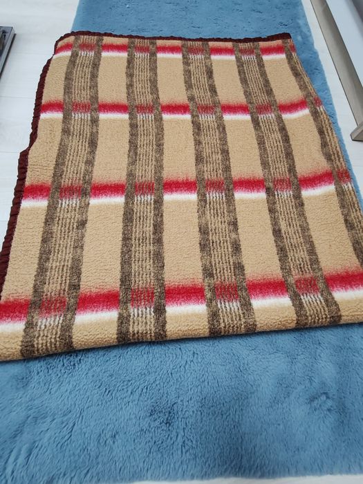 Pătură lână naturală vintage