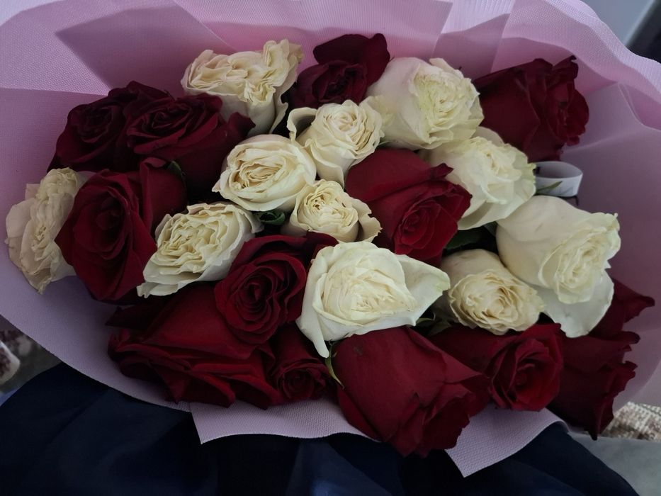 Цветы  живые б/у