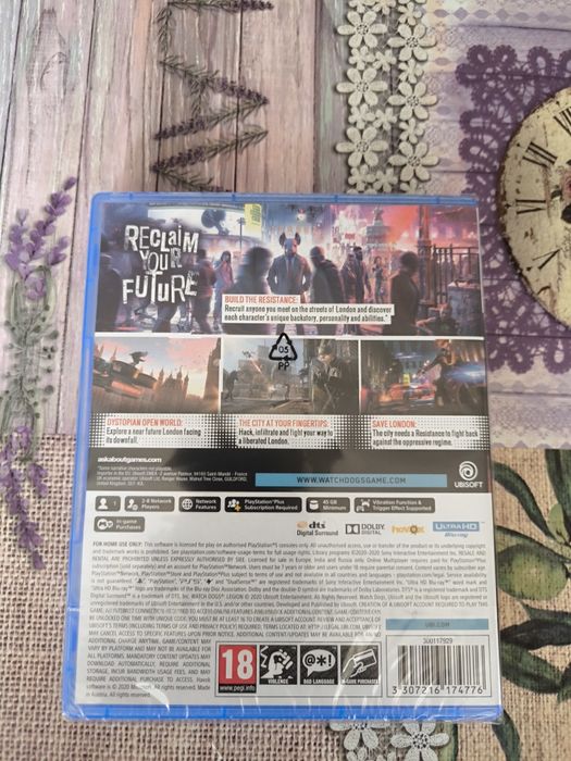 Игра Watch dogs legion за Playstation 5, Ps5