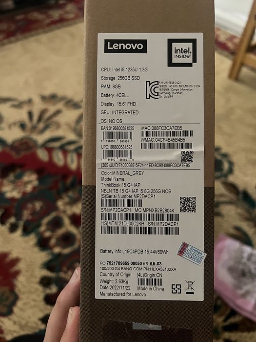 Noutbook Lenovo Thinkbook 2024