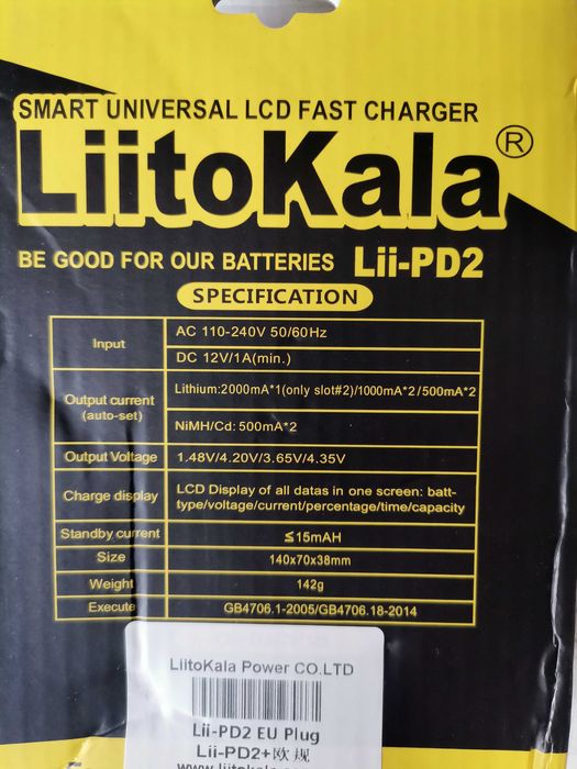 Incarcator inteligent 18650 LiitoKala Lii-PD2 tester capacitate li-ion