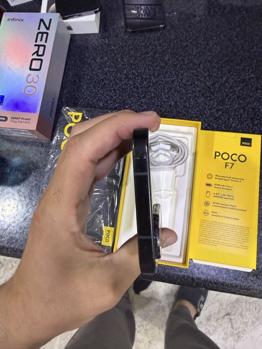 poco f7 pamit 8.256g holati yahwi koropka dak bor oqip qlila
