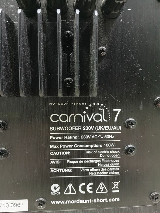 Активен субуфер Mordaunt-Short Carnival -7