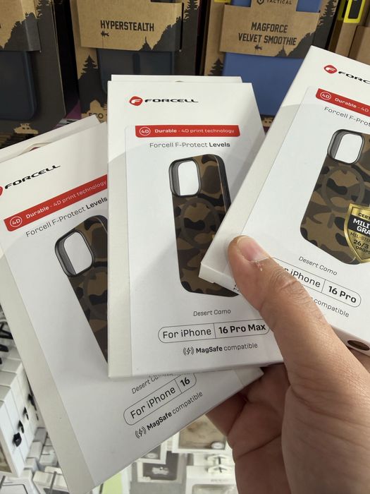 iPhone 16,16 Pro,16 Pro Max камуфлажни magsafe гърбове