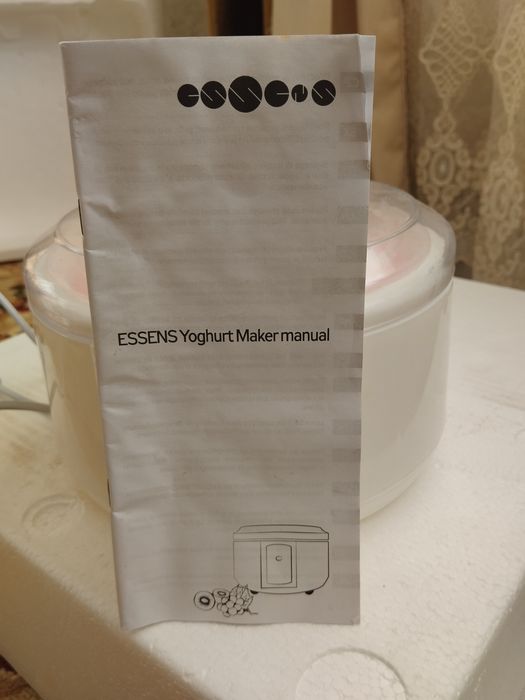 СРОЧНО Йогуртница ESSENS Yoghurt Maker manual