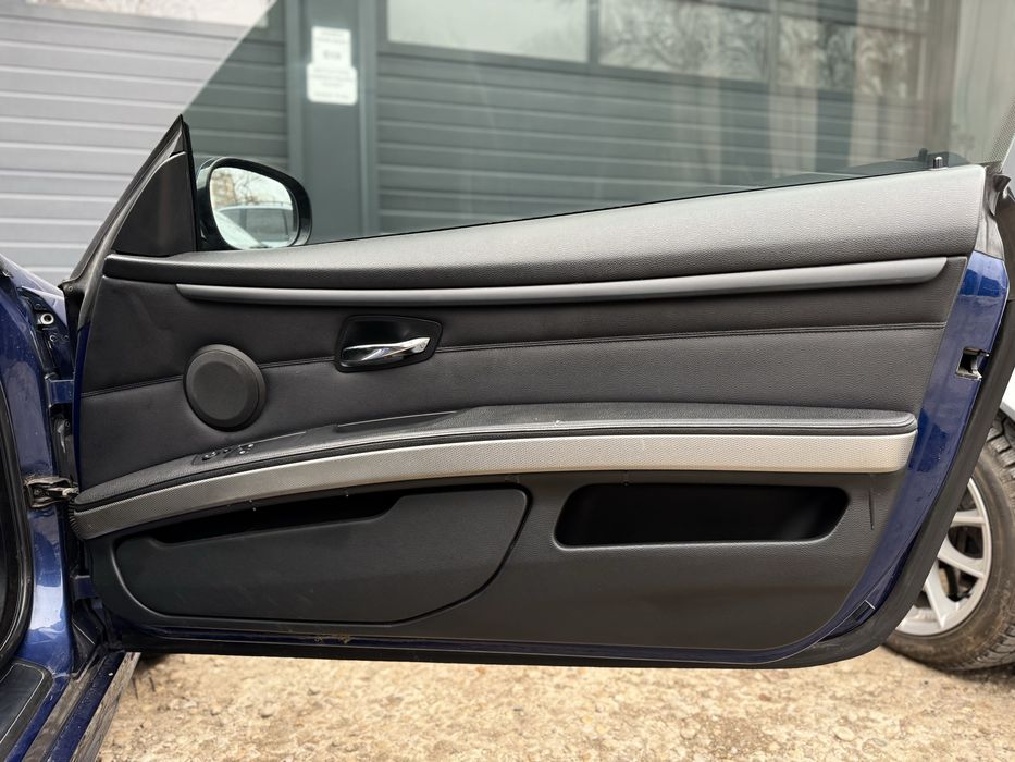 Перфектен черен кожен рекаро салон за бмв/bmw E92