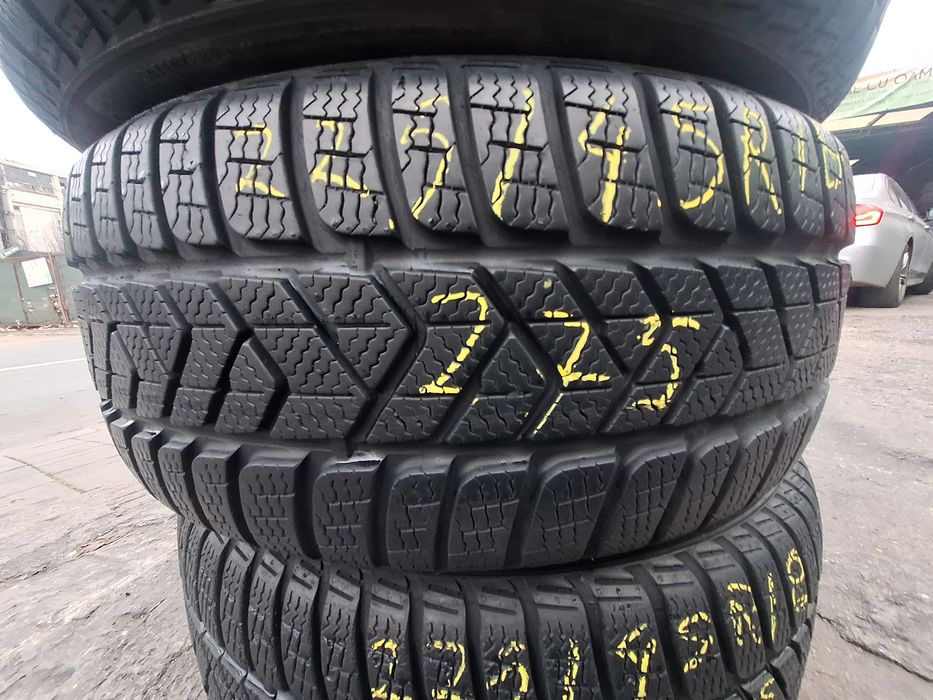 4 anvelope iarna 225/45r18 Pirelli rft runflat Montaj Gratuit