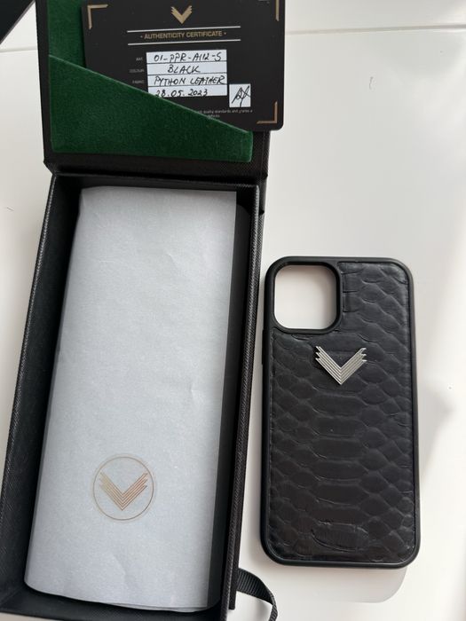 Husa Velante Python Leather + una cadou Iphone 12 Pro