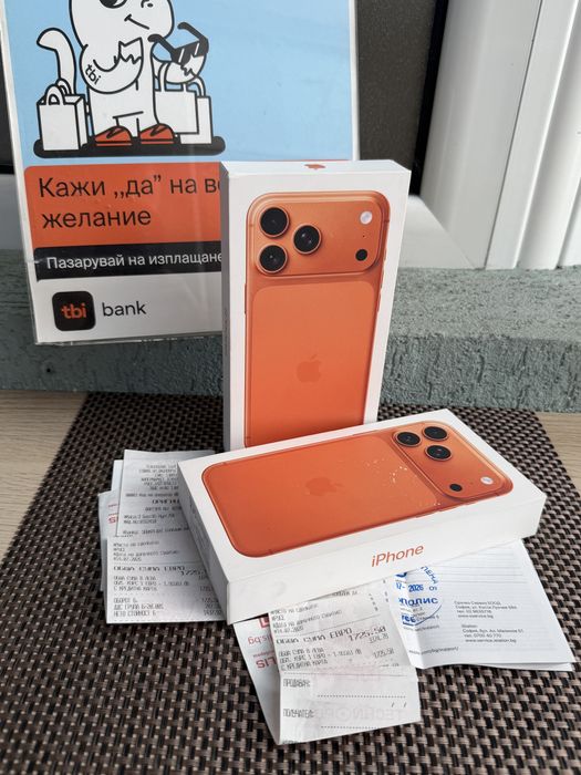 512!*iPhone 17 Pro Max*Orange/SILVER/BLUE НОВ *ЛИЗИНГ TBI айфон 17 про макс 512