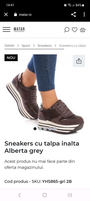 Adidași cu talpă înaltă