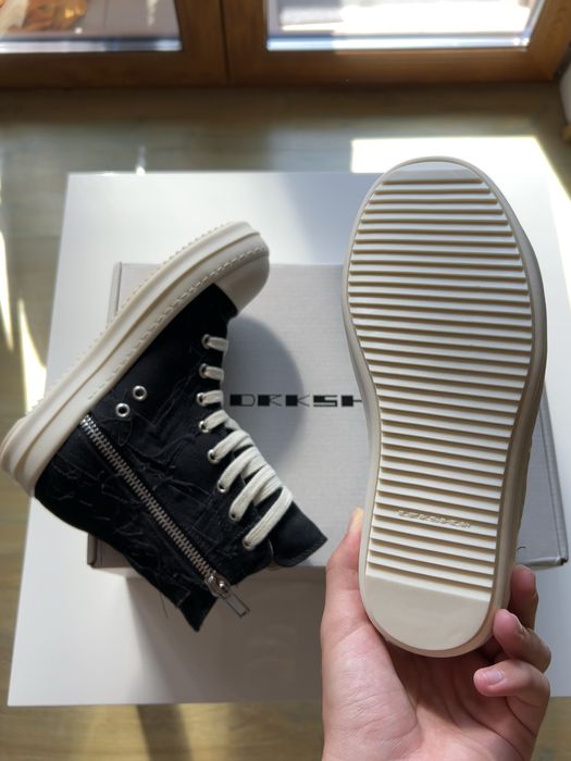 Rick Owens Slashed Black