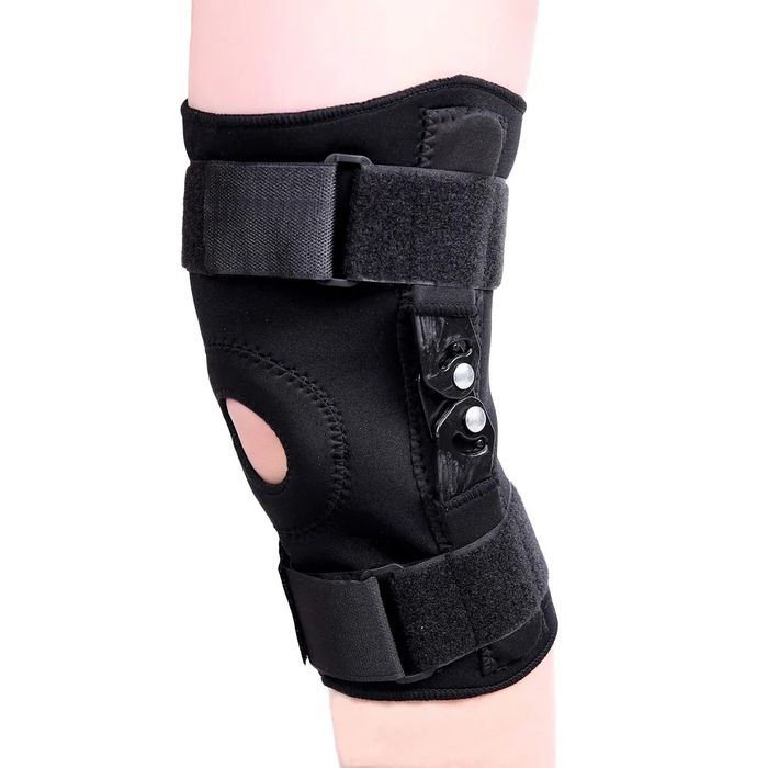 Бандаж на колено фиксирующий Sibote  2-мя металлическими шарнирами