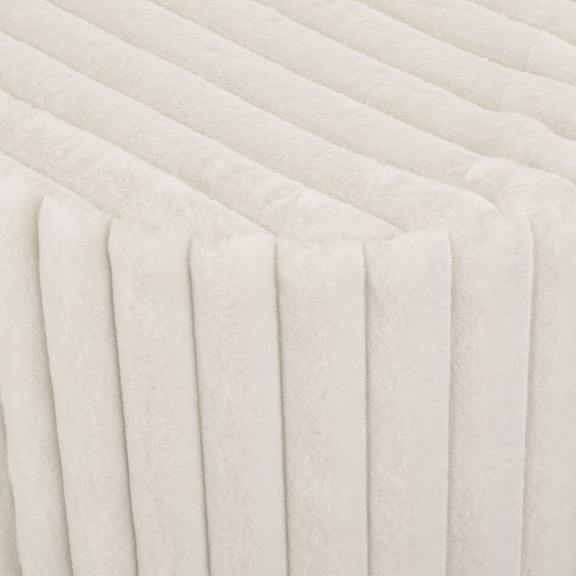 Бяла табуретка-36х43 см./мека табуретка