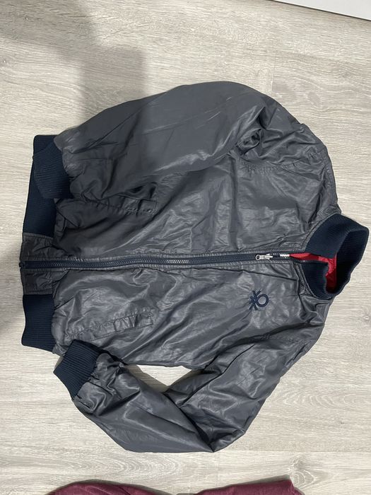 Geaca cu 2 fete+jacheta baseball copii 9-10ani,140cm