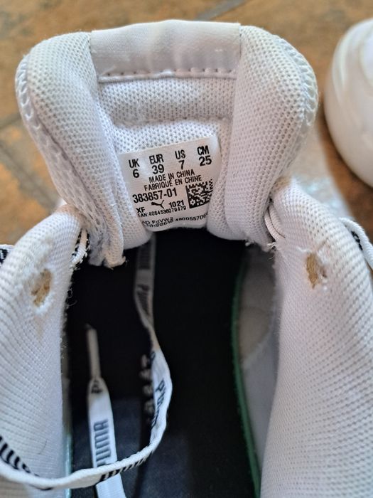 Adidasi puma albi 39 mărime