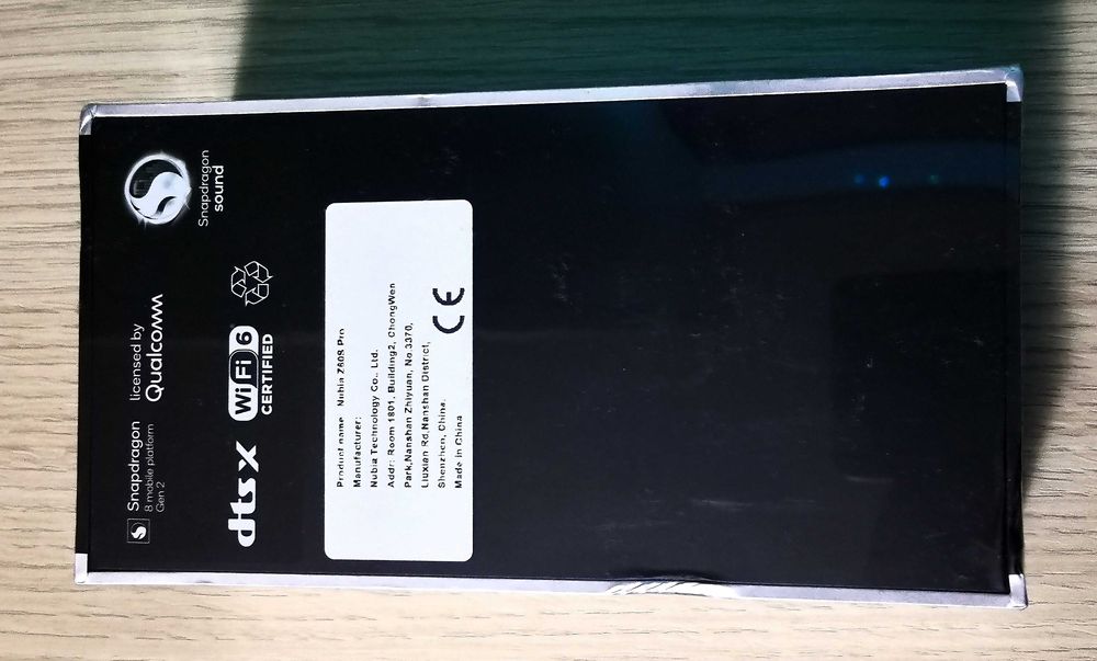 Telefon ZTE Nubia Z60S PRO 16GB RAM 1TB Stocare Nou Sigilat Global 5G